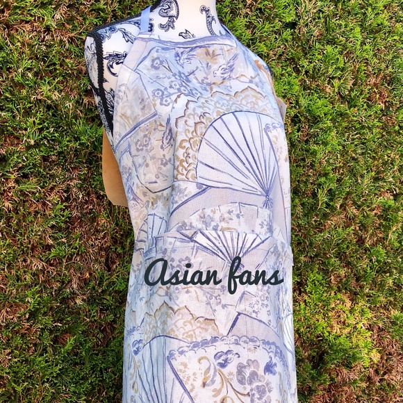 Andys Aprons - not so basic.  “Asian Fans” - Picture 1 of 4